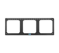 86 - Type Socket Punch Template | Aluminum Alloy CNC Machined for Woodworking/Wall Installation | Single & Triple Switch Hole Cutter | Accurate 90x90mm & 258x90mm Sizes (triple-socket template)
