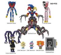 860+ pezzi Blocchi da costruzione Bobbie Figurine, mattoncini di piccole dimensioni, modello decorativo per il tempo libero, materiale ABS, regalo per bambini e bambine, decorazione per interni, regal