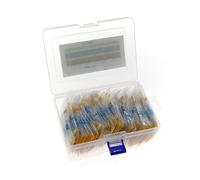 860pcs/box 86Values* 10pcs 1% 1/2W resistor pack set diy Metal Film Resistor kit use colored ring resistance (0.1 ohms~10 M ohm) BIANMTSW