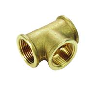 86273 Q.TA' 10 IDRAULICA-TEE 130 OTTONE GIALLO D 1/2
