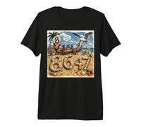 8647 Conchiglie Politiche Patriottiche Estate Maglietta Premium