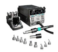 8650Pro 1300W Hot Air Rework Station, Curve Mode Digital SMD,Controllo preciso
