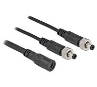 86571 Cavo DC 5,5/2,1 maschio x2,DC 5,5/2,1 presa dritta 0,5m DELOCK