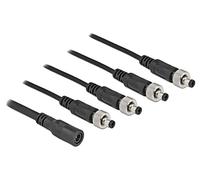 86588 Cavo DC 5,5/2,1 maschio x4,DC 5,5/2,1 presa dritta 0,5m DELOCK