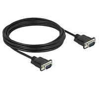 86618 Cavo D-Sub 9pin spina, PVC L su entrambi i lati: 4 m nero DELOCK