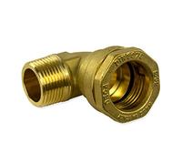 867632 DECA - Raccordo curvo maschio, in ottone Ø 32 x 1" M CALEFFI