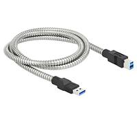 86778 Cavo USB A-Spina, USB B-Spina 1m Argento 24AWG, 28AWG DELOCK