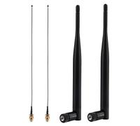 868 MHz LoRa Antenna Omnidirezionale 3dbi Gain, Antenna SMA con Cavo di Prolunga IPEX da 18 cm, SMA Male per Meshtastic ESP32 OLED Board (2 Pezzi)