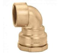 868740 DECA - Raccordo curvo femmina, in ottone 40 x 1 1/4 F CALEFFI
