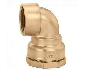 868740 DECA - Raccordo curvo femmina, in ottone 40 x 1 1/4 F CALEFFI