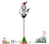 86cm Babbo Natale Con Annaffiatoio, Babbo Natale Luminoso Per Esterno Energia Solare, Decorazione Natalizia Per Giardino, Terrazza E Cortile Con lucis A Cascata Colorate, Impermeabile Per Esterno