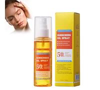 86ml Spray per olio solare, spray solare SPF 50, Light Hydration Body Sunscreen Oil, Refreshing Sunscreen Spray, Azione Naturale, Abbronatura Di Lunga Durata, Autoabbronzatura Per Corpo Con Instant