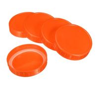 86mm Coperchi Barattoli Mason Plastica Bocca Larga 1Set/10 Pezzi Arancione