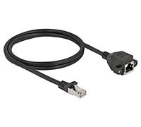 87001 Prolunga Ethernet S/FTP Cat: 6a RJ45 Femmina, RJ45 Connettore DELOCK