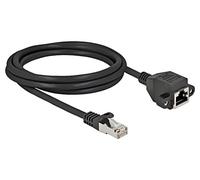 87002 Prolunga Ethernet S/FTP Cat: 6a RJ45 Femmina, Connettore RJ45 DELOCK
