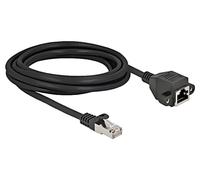 87003 Prolunga Ethernet S/FTP Cat: 6a RJ45 Femmina, Connettore RJ45 DELOCK