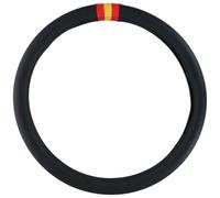 8719965025028 All Ride Coprivolante auto e camion 44 - 46 cm - Coprivolante con bandiera spagnola - Spessore 10 cm - Accessori auto interni - Nero