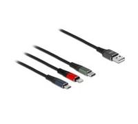 87277 cavo USB 1 m USB 2.0 USB A Micro-USB B/Lightning/Apple 30-pin Verde, Nero, Rosso, Blu multi colorata, 1 m, USB A, Micro-USB B/Lightning/Apple 30-pin, USB 2.0, Verde, Nero, Rosso, Blu