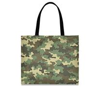 874 Borsa Da Spiaggia 40X50Cm, Motivo Mimetico Borsa A Mano Moda Borsa Tote Casual Borsa Mare Per Viaggio Yoga Palestra