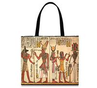 874 Borsa Mare 40X50Cm, Antico Egitto Retrò Borsa Tracolla Portatile Tracolla Ecologica Borsetta Per Quotidiano Vita Viaggi Palestra
