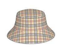 874 Cappello Pescator Decorazione Scozzese Cappello da Pesca Unisex Bucket Hat Tesa Larga Estate Cappello per All'Aperto attività Campeggio