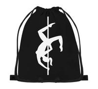 874 Sacca Sportiva, Pole Dance, Danza Fitness Borsa Palestra Impermeabile Sacca Zaino Sportivo Stampa Sacco Sportive per Festival Uomo 36X42Cm
