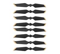 8743 Eliche pieghevoli a sgancio rapido a basso rumore compatibili con drone 2 Pro/Zoom, 4/8 pezzi(Black Gold 8pcs)