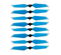 8743 Eliche pieghevoli a sgancio rapido a basso rumore compatibili con drone 2 Pro/Zoom, 4/8 pezzi(Blue Silver 8pcs)
