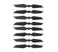 8743 Eliche pieghevoli a sgancio rapido a basso rumore compatibili con drone 2 Pro/Zoom, 4/8 pezzi(Black Silver 8pcs)