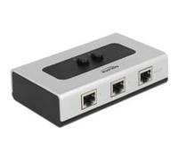 Delock RJ45 10/100/1000 2 porte manual bidirectional Gigalan switch di rete 2 x 10/100/1000