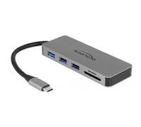 Delock USB C Dockingstation per Mobilgeräte 4K-HDMI/Hub/SD La 87743