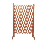 Steccato in Legno Estensibile Pannello Grigiato con Base cm 140x120h