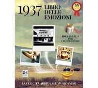 88 anni Libro delle emozioni 1937 Idea regalo compleanno: Un tuffo nei ricordi del passato come originale biglietto di auguri