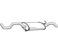 88 CV SILENZIATORE POSTERIORE PER VW Polo Classic 6V2 1.6 KW 65 CV 88