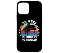 88 Keys 10 Fingers Pianist Musician Keyboard Player Piano Custodia per iPhone 12 mini