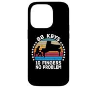 88 Keys 10 Fingers Pianist Musician Keyboard Player Piano Custodia per iPhone 14 Pro