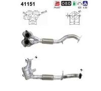 88 KW 120 CV CATALIZZATORE PER Alfa Romeo 147 937 1.6 16V T.SPARK