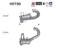 88 KW 120 CV CATALIZZATORE PER Citron Jumpy VF7 2.0 HDi 120