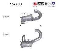 88 KW 120 CV CATALIZZATORE PER Citron Jumpy VF7 2.0 HDi 120