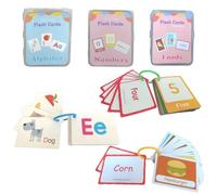 88 schede flash dell'alfabeto per bambini, schede flash ABC cibo, carta numerica apprendimento prima parola carte colori forme carte di apprendimento per bambini bambini bambini in età prescolare