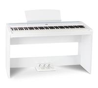 88 Tasti Dinamici Tastiera Stage Piano USB MIDI Metronom con Leggio Base Bianco
