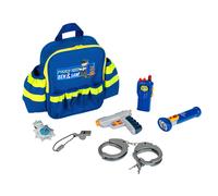 8802 Zaino della Polizia con Accessori con Torcia Tascabile a Batteria Manette e
