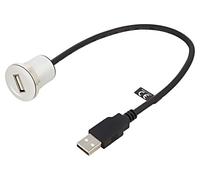 88181 Cavo USB 2.0 USB A-Femmina, USB A-Spina 0,3 metri Nero DELOCK