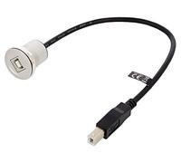 88182 Cavo USB 2.0 USB B-Femmina, USB B-Spina 0,3 metri Nero DELOCK