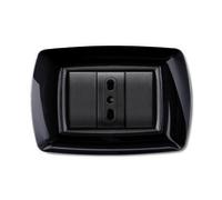 8822 Q.TA' 10 PLACCA LIFE LIVING PLAST NERO 3P