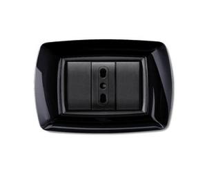 8822 Q.TA' 10 PLACCA LIFE LIVING PLAST NERO 3P