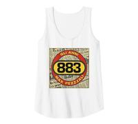 883 Gli Anni Tee Canotta, Donna, Bianco, S
