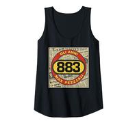 883 Gli Anni Tee Canotta, Donna, Nero, L