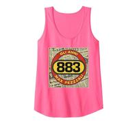 883 Gli Anni Tee Canotta, Donna, Rosa Fluo, XXL