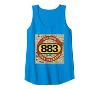 883 Gli Anni Tee Canotta, Donna, Zaffiro, XXL
